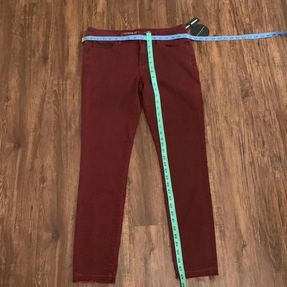 Articles of Society Jeans Sarah Skinny Ankle Burgundy NWT - Picture 15 of 15